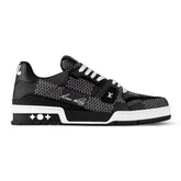 Louis Vuitton LV Trainer Black Damier 3D Denim