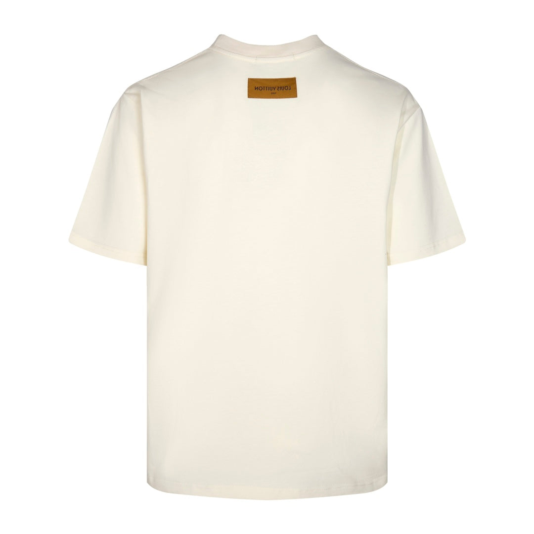 Pronta Entrega - Camiseta Louis Vuitton Cream LV Lovers