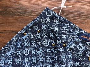 Calça Louis Vuitton Monogram Denim