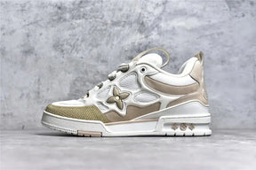Pronta Entrega - Louis Vuitton LV Skate Sneaker Beige White